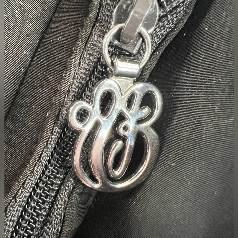 Vera Bradley Espresso Brown Quilted Cotton Laptop Bag Carry On Satchel Tote - Picture 3 of 12